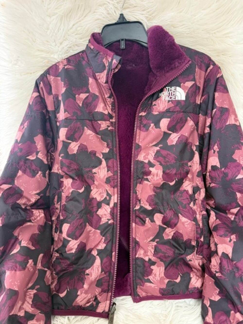 The North Face Big Girls Reversible Jacket Girl Medium